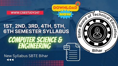 Download New Syllabus of Computer Science SBTE Bihar