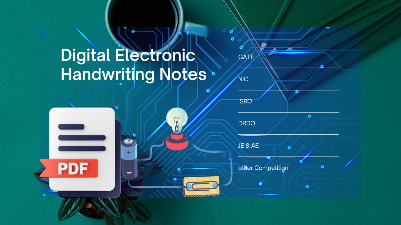 Digital Electronics Handwriting Notes PDF ⋆ csestudy247
