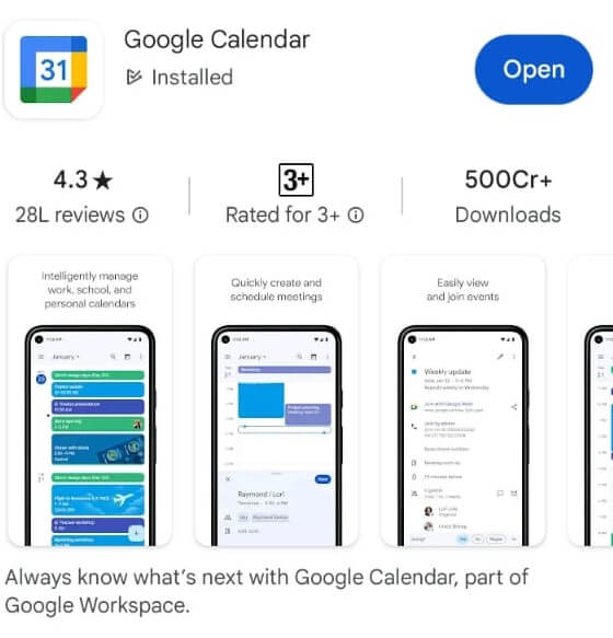 Google Calendar