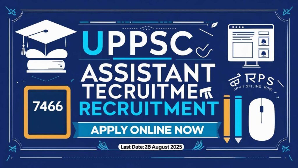 UPPSC Assistant Teacher Recruitment 2025 Apply Online for 7466 Vacancies