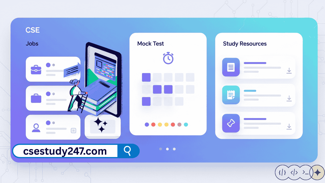 CSE Study247 Dashboard Preview