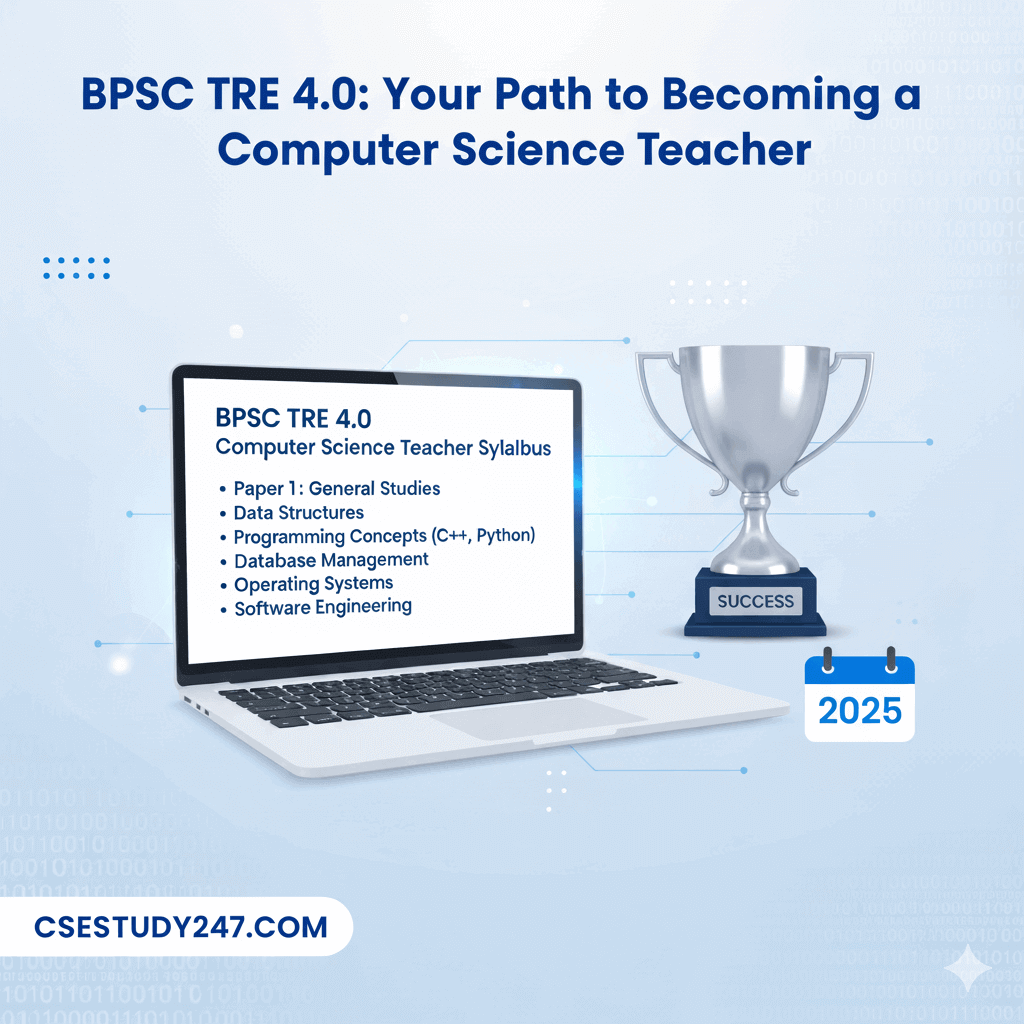 BPSC TRE 4.0 Computer Science Teacher 2025 Complete Syllabus, Exam Pattern, Previous Year Analysis