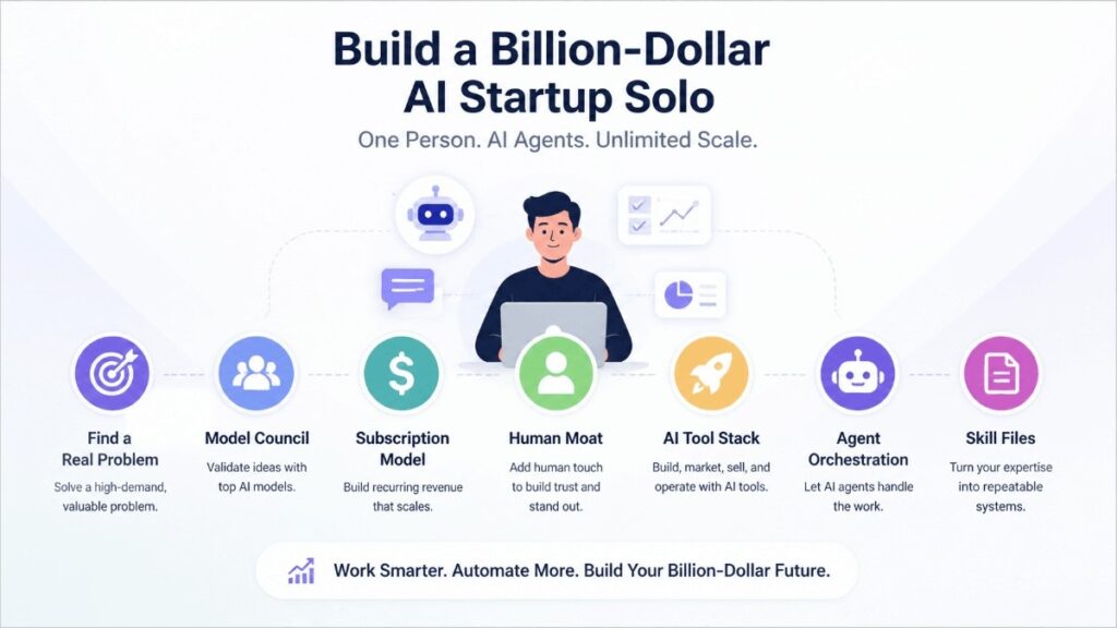 How to Build a Billion-Dollar One-Person Company with Agentic AI